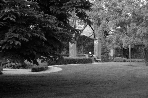 18. An afternoon nap at the Chateau de Balsac, Aveyron.11x14. $100 framed. $75 unframed