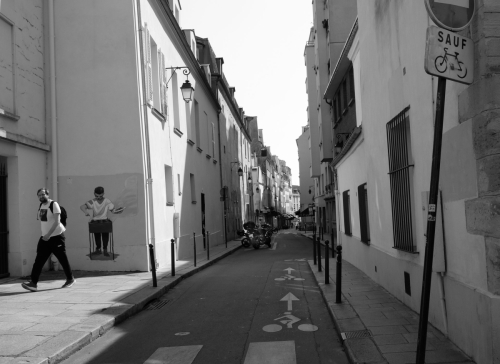 15. The streets of Paris.11x14. $100 framed. $75 unframed.