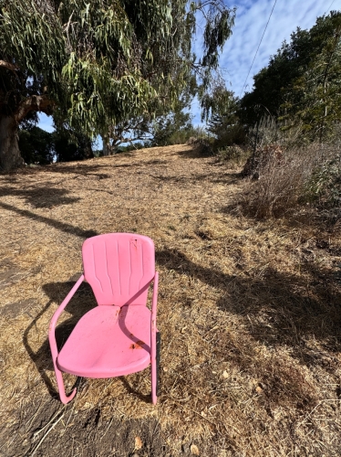 pink chair